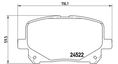 MAGNETI MARELLI 363700483100 Brembo Balata Previa Ii R3 On 0446528430
