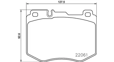 MAGNETI MARELLI 363700450120 Brembo Balata Clas C W205 On 0004206700