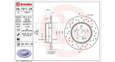 MAGNETI MARELLI 360406032002 Brembo Disk Classe C W202 355104311 USR892 DI955551 1244231112 AND6194 DF152 986479B41 DF2813 4628 78RBD23412