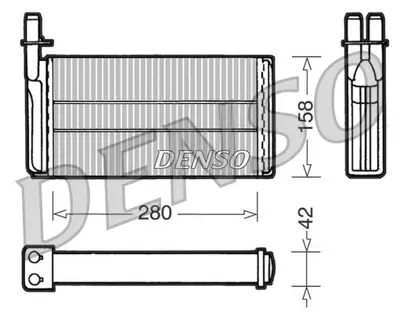 DENSO DRR25001 Engine Cooling 7496441 SB6040 SB6021 73382 47006021 350218155000 60476021 BR155 73384 DRR25001