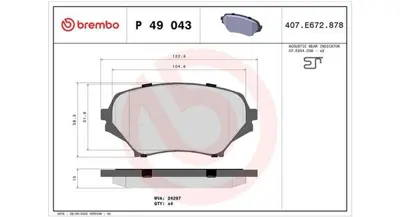 MAGNETI MARELLI 363700449043 Brembo Balata Mx-5 Iii Nc On 8DB355006771 N77Y3328ZB NFY73323ZA 5003335 M360A64 JCP1893 2118901 CBP31631 KBP4550 121260
