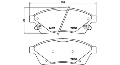 MAGNETI MARELLI 363700409010 Brembo Balata Srx On 20887798 363700201928 GDB7872 355032851 D1422 P09010N 534BSX MDB83069 2475005 FDB4581D