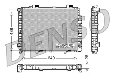 DENSO DRM17041 Engine Cooling 2105000903 9931201 310901 60302190 3527218 2769392 118073 62666A 731292 A2105000903