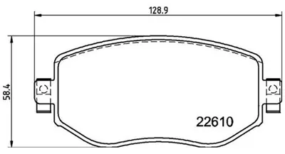 MAGNETI MARELLI 363700468068 Brembo Balata Megane Iv 410603407R 223975 MDB3986 172408 LP3306 6121758 2261001 P68068 8DB355025851 BPA172408