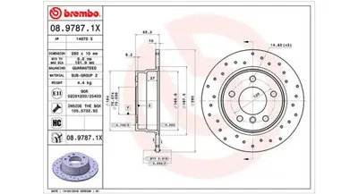 MAGNETI MARELLI 360406004802 Brembo Disk 1 E81 Arka 34216764647 562259J562259JC 562259B 93132900 BD1085 DF4448 D6101300 8978710 54329 26134
