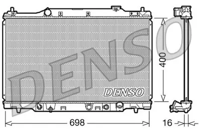 DENSO DRM40016 Engine Cooling M013047A 19010PNA901 DRM40016 19010PNAG51 68104 19010PNAG511M 19010PNA9012M 19010PNAG01 111067 734478