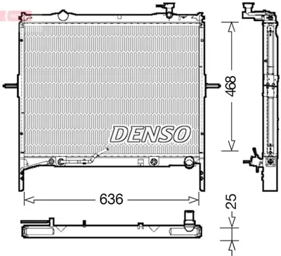 DENSO DRM43002 Engine Cooling 253103E830 PL822593 66772 DRM43002 KA2179 107029 LRC081E3 S253103E730 253103E730 S253103E740