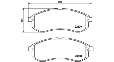 MAGNETI MARELLI 363700454033 Brembo Balata L200 K7t,K6t On MN105622 140383W0 8331A026 714027840814 MN186274 LLL081