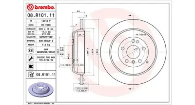 MAGNETI MARELLI 360406062101 Brembo Disk Classe M W164 Arka 1644230512 812023185C 1815313391 BG4031C 562324J NBD1703 BG4031 24011401141 1644231212 401935