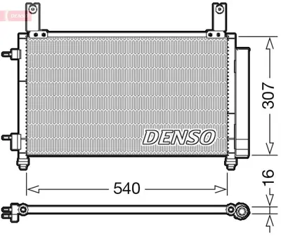 DENSO DCN15004 Condenser 96591582 60815081 5533114S 8FC351303141 55324081 DW5081D 9931201 814358 8313015 95961966