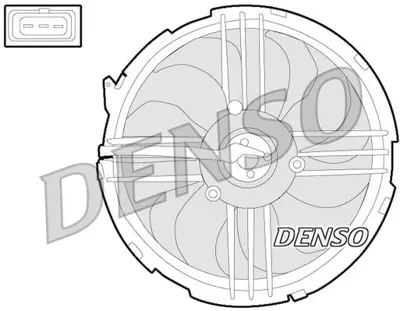 DENSO DER32009 Engine Cooling 6N0959453P VN7512 8EW009144541 V1501185 5102014 5825747 951069 CFF12000S V15011856 VW7512