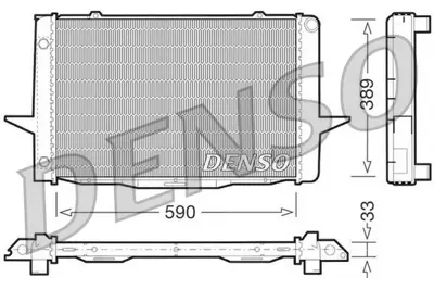 DENSO DRM33041 Engine Cooling 734656 6842877 1335430 BM732 5003823 R11785 220520N QER2583 8601358 2759823