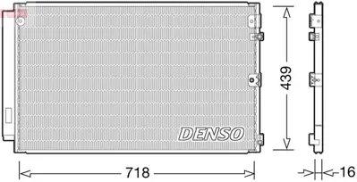 DENSO DCN51011 Condenser DCN51011 8846050181 LEXUA030 940433 RA7780010 TO5654 TO5654D 104015 8846050180 CF20531