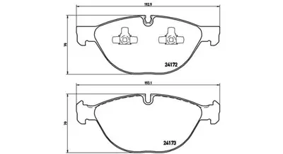 MAGNETI MARELLI 363700406058 Brembo Balata X5 E70 On 34116778048 2208230 221541 FSL4079 T1628 PAD1615 PA1854 6117282 13046072392 GDB1728DTE