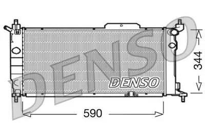 DENSO DRM20013 Engine Cooling 1300116 KOL026 1300111 350214000000 8MK376771051 1300147 2109156 52204 KOL169 90443392
