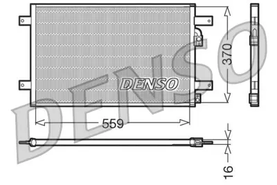 DENSO DCN32014 Condenser 1029057 7M0820413F 7M0820413D 7M0820413E 95NW19710AB 1009526 95NW19710AF 1015261 10015261 7M0820413C