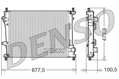 DENSO DRM09037 Engine Cooling 51767821 53987 1043141 617867 RA0111180 80092N 5501198S CR1999000P FT717R002 8MK376900151