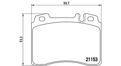 MAGNETI MARELLI 363700450022 Brembo Balata 124  C124 On 0024203720 0024201920