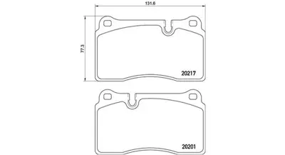 MAGNETI MARELLI 363700402002 Brembo Balata Db9 Vantage On SFP500070 GDB1743 ADB06030 13046048372 BP1539 FBP1810 BBP2017 MDB2829 2021701 PAD1527