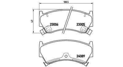 MAGNETI MARELLI 363700456026 Brembo Balata Almera I N15 On 1V353328ZA 410601N790 410600M8XC 1N163328Z 410601N890 1V353328Z 410601N090 5001198 AY040NS060 1N103328Z