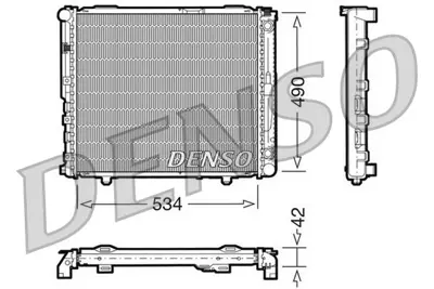 DENSO DRM17032 Motor Su Radyatoru Klimali W124 85-93 S124 86-93 8MK376712461 7044 KMS236 1245002203 819379 8MK376711391 24037 62720 819375 5501822S