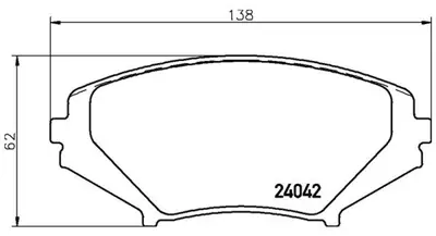 MAGNETI MARELLI 363700449034 Brembo Balata Rx-8 Se,Fe On F1Y93323Z D3130 F1Y13328ZB 27MZ027 10806603J 50313 FBP4155 F1Y73323Z 7638 BP4558