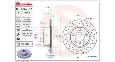 MAGNETI MARELLI 360406004702 Brembo Disk 1 E81 34116764641 DDF1229C1 34116854997 92132800 9975210 BD1201 DF4449 562317J562317JC BDC5435P 24032202381
