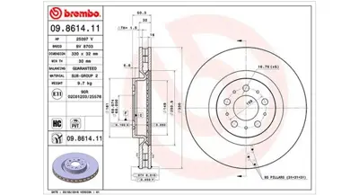 MAGNETI MARELLI 360406126601 Brembo Disk S60 I 384 On 30645222 DDF1682 563089JC1 92178103 DI0345C DDF16821DDF1682C1 BDC5927 8672112 MDC1938 BD1632