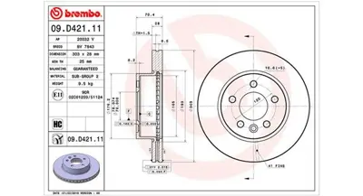 MAGNETI MARELLI 360406167401 Brembo Disk Tge Autobus On 2N0615301A 107721 18622 PBD8776 BBD6185S 65508030000 LVBD1937 24012803161 MDC2769C ADC2920V