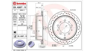 MAGNETI MARELLI 360406080002 Brembo Disk Lx _J2_ Arka T2076V 4243160290 6125710 D2012 DF4965S DDF1799 MDC2288 DF7830 78BD12692 92198503