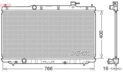 DENSO DRM40038 Engine Cooling 190105A2A01 190105A2A02 PL082858 681375 DRM40038 32118529 PL083618 DRM40049 25002308 HD2308