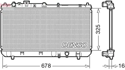 DENSO DRM44032 Engine Cooling ZL0115200A ZL0515200B 21270001 117053 ZL0515200 ZL0115200D MAZD5365A RDA273001 ZL0415200A ZL0112200A