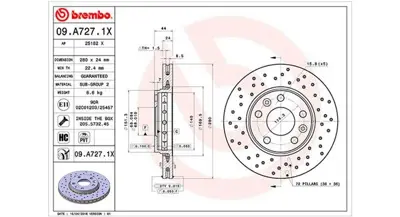 MAGNETI MARELLI 360406077602 Brembo Disk Duster Hs_ On 402064151R 402060010R 470243320 402063793R 402065585R R1036V 800981C RT4504 562529JC 203970