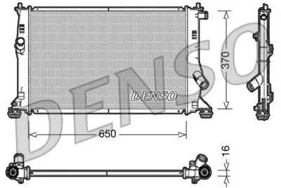 DENSO DRM10076 Engine Cooling DRM10076 LFB715200A 735448 110056N 1273056 D73023TT DCM2263 68503 ADM59845 MZ2183