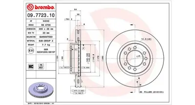 MAGNETI MARELLI 360406106200 Brembo Disk Daily Iii  On 42471214 CVD624 DF5062S 17486 31100823300 361302040392 FCR235A 29159 2667210 53929159