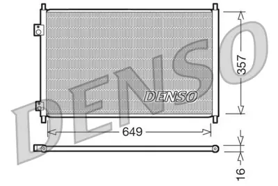 DENSO DCN40008 Condenser 80110S6A901 HD5165 8FC351330401 HD5202 V26620011 817780 102005N 102007N AC755000S TSP0225555
