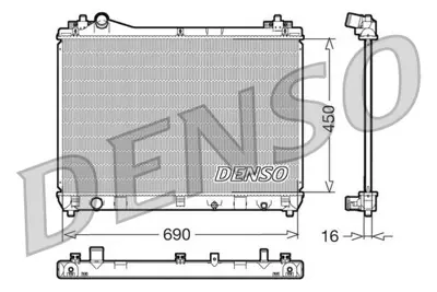 DENSO DRM47011 Engine Cooling 1770067J00 320007N 64201 129054 129058 52002100 701722 CR1871000S D78012TT SZ2100