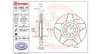 MAGNETI MARELLI 360406013105 Brembo Disk A3 8l1 On 8L0615301 JZW615301G 562132J 8N0615301A X22015 986478467 1815204775 DDF1118C 18152047130 92098503