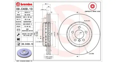 MAGNETI MARELLI 360406131304 Brembo Disk 5 F10 34116775277 24013002181SETMS BG9154BC BS9318HC B2070VBR 24013002181PRPCSMS D1995 WH21738 58153415122 9C40913