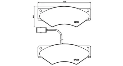 MAGNETI MARELLI 363700506007 Brembo Balata Daily Ii  On 0000001906183