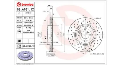 MAGNETI MARELLI 360406090702 Brembo Disk Mini R56 24032202481 34116774985 150344452 9A76111 BG4146C 54579 197074 1815201582 17865 32074