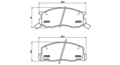 MAGNETI MARELLI 363700483093 Brembo Balata Liteace  On 446528340 BP2537 A1N093 224522 PA259AF T360A42 BP3144 J3602050 13046059682 30600
