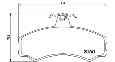 MAGNETI MARELLI 363700506024 Brembo Balata Massif Pi-Up On 0000500029493