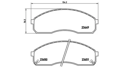 MAGNETI MARELLI 363700430012 Brembo Balata Carnival I Up On 0K56A3323Z