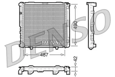 DENSO DRM17031 Engine Cooling 1245000203 1245000103 1245008703 MSA2065 1062076 62751A A1245000103 A1245008703 1245008603 819373