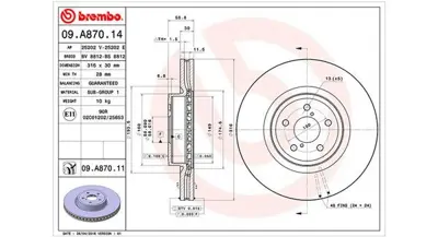 MAGNETI MARELLI 360406123900 Brembo Disk Forester Sj_ On 26300AG000 8DD355117921 26300AG001 9A87014 MDC2339 BBD5959S 1421617 812068115 BS9110 BS7606B
