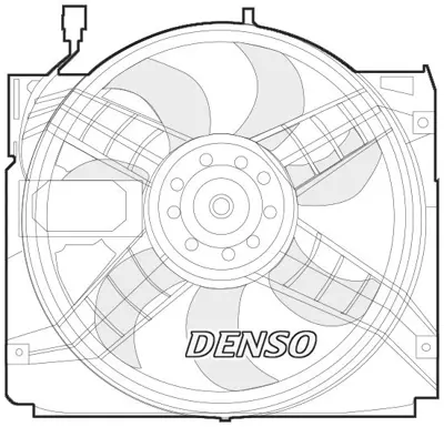 DENSO DER05004 Engine Cooling 17112246793 5022014 58073N 47442 GA223002 CEF75004AS RECSEF750040 17117790896 7786009 V20010003