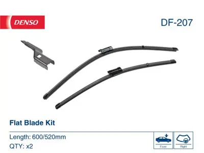 DENSO DF207 Wiper Blades 8S2998002 3397007298 VM872 A298S 1642340680 31457756 61610034741 2065009 61610420550 4538241500