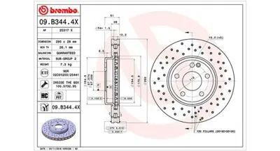 MAGNETI MARELLI 360406113202 Brembo Disk Cla Coupé C117 2464210112 6152210 2033112 A2464210112 24012802761 8DD355119591 9B3444X V1014 M2083V BDR264420