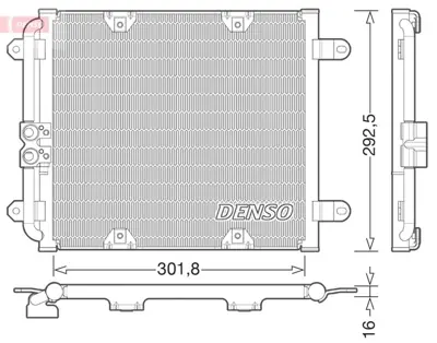 DENSO DCN02028 Condenser 420260401A DCN02028 420260401B NONRF 482034N